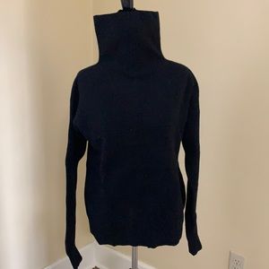 JOSEPH black wool turtleneck sweater